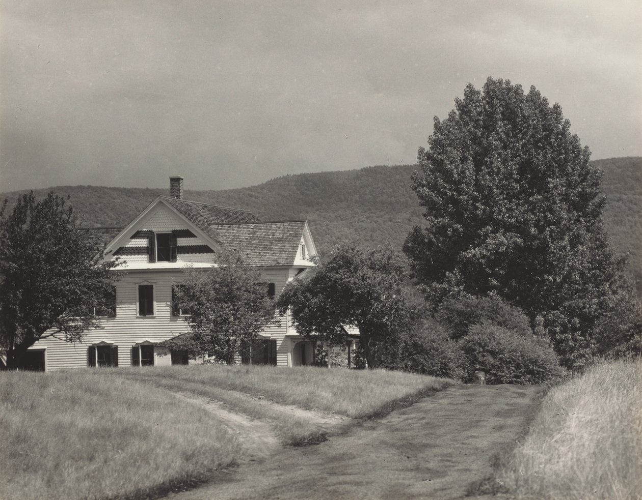 House on the Hill by Alfred Stieglitz