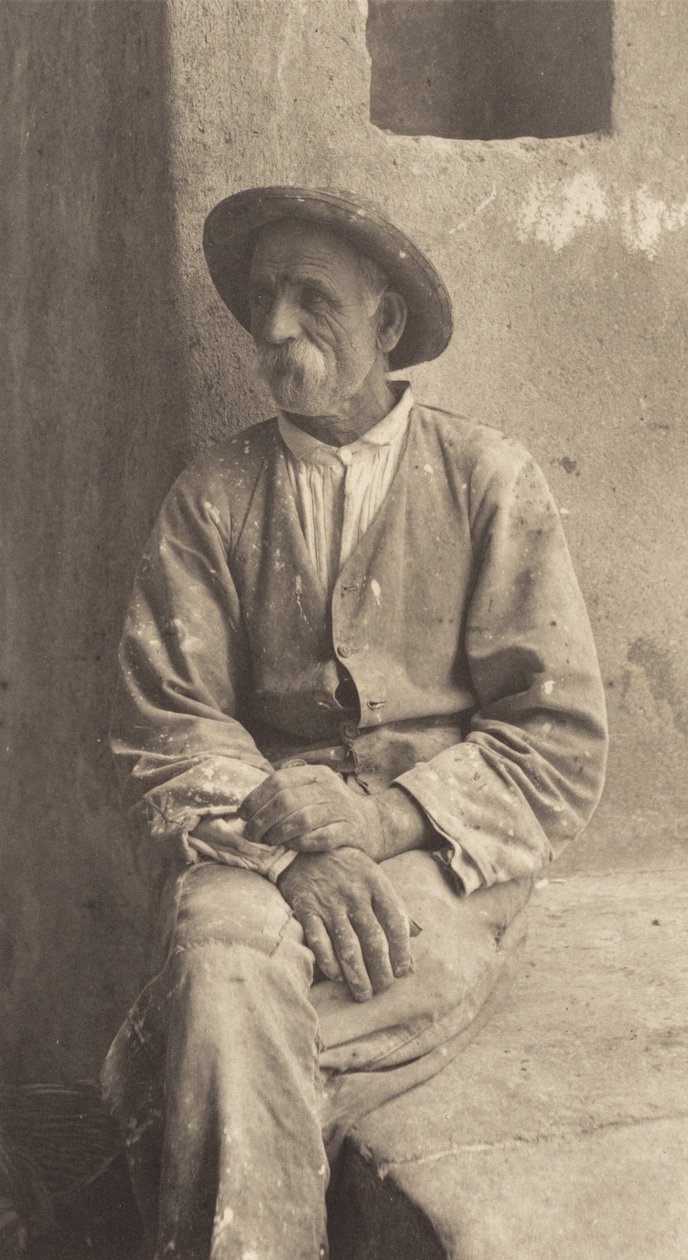 Italian Mason, Bellagio by Alfred Stieglitz