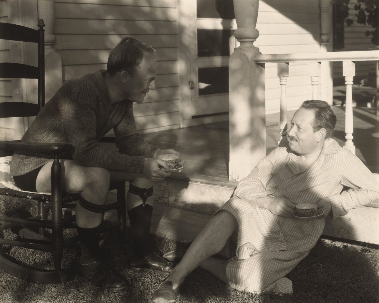 Jerome Mellquist and Paul Rosenfeld, Lake George by Alfred Stieglitz