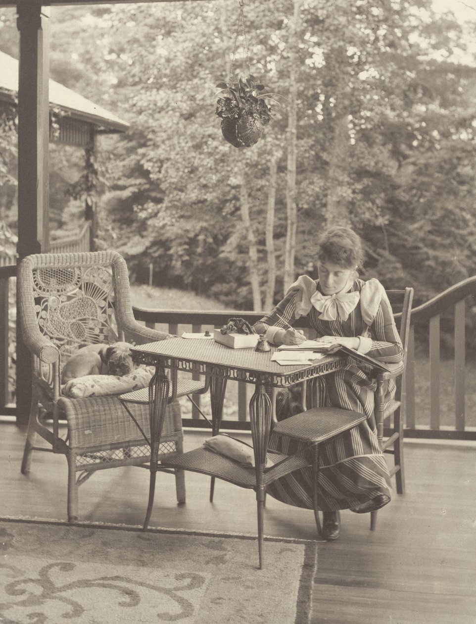On the Porch, Oaklawn, Lake George by Alfred Stieglitz