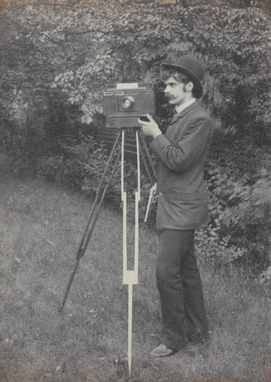 Self-Portrait, Freienwalde a. O. by Alfred Stieglitz