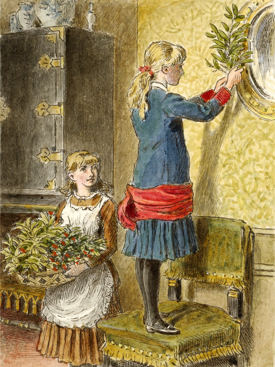 Decorating for Christmas by Alfred W. Cooper