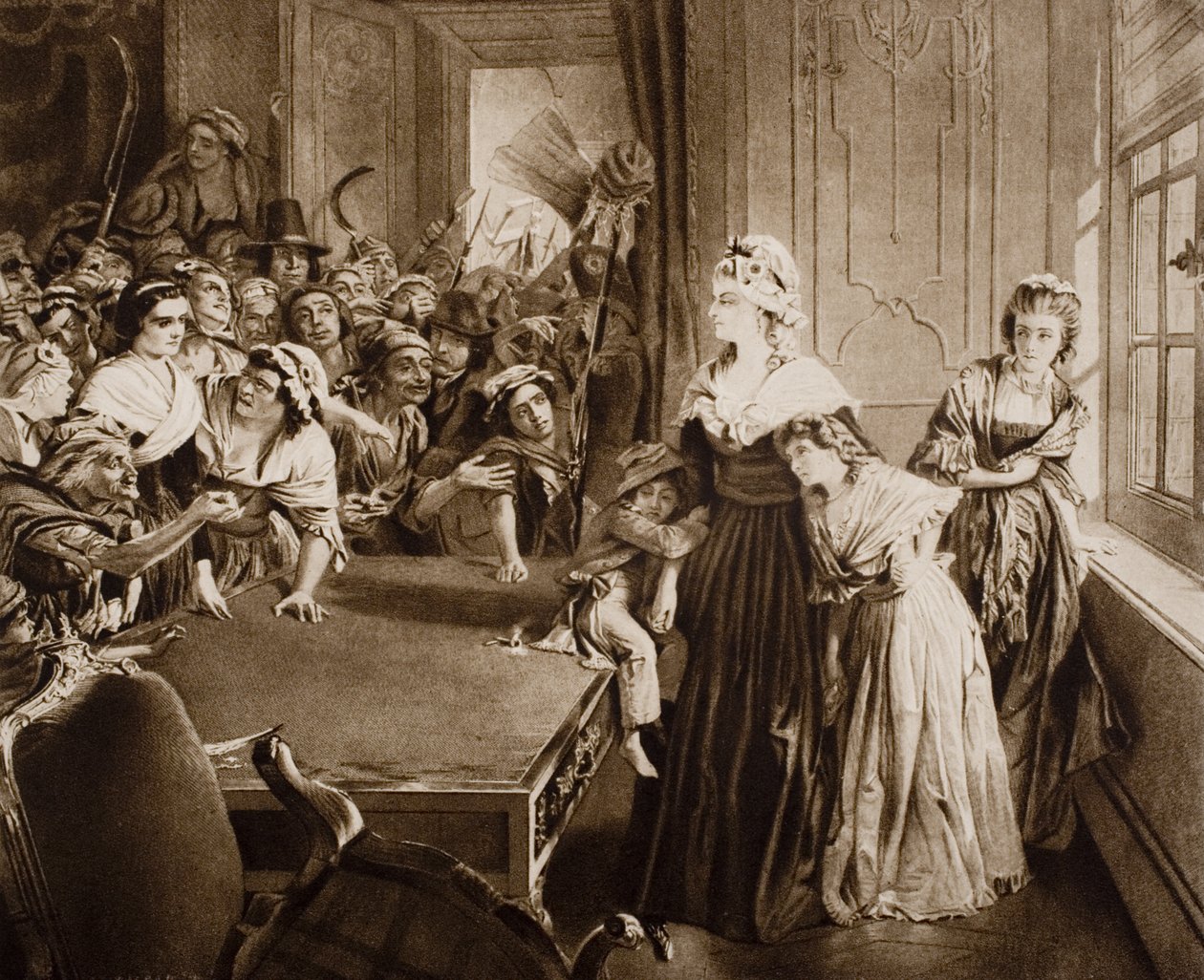 The Tuileries, 20th June 1792, illustration from 