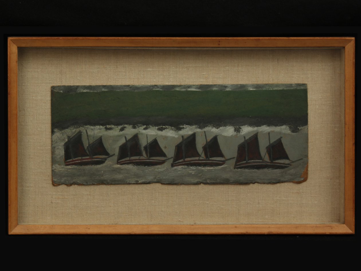 Four Schooners by Alfred Wallis