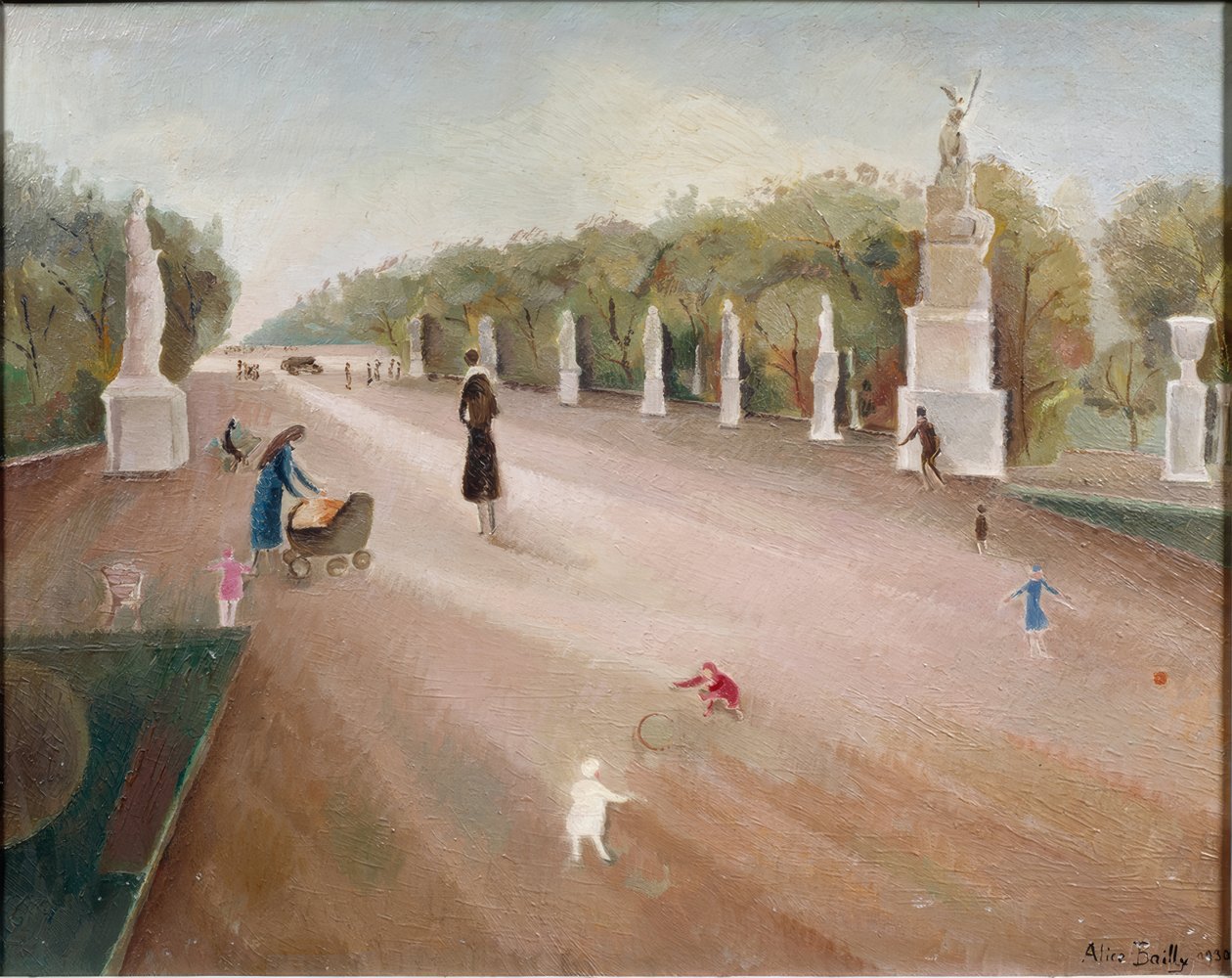 In the Luxembourg Garden by Alice Bailly