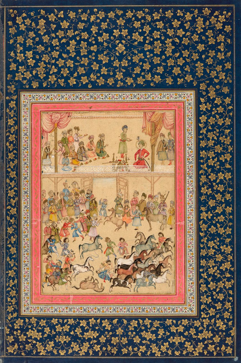 Royal Horse Inspection by Aliquli Jabbadar