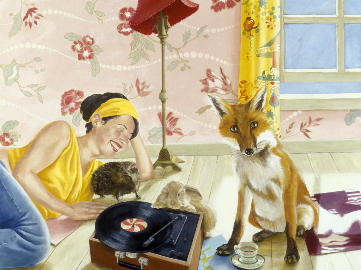 Our Fabulous Babysitter by Alix Contemporary Artist Soubiran-Hall