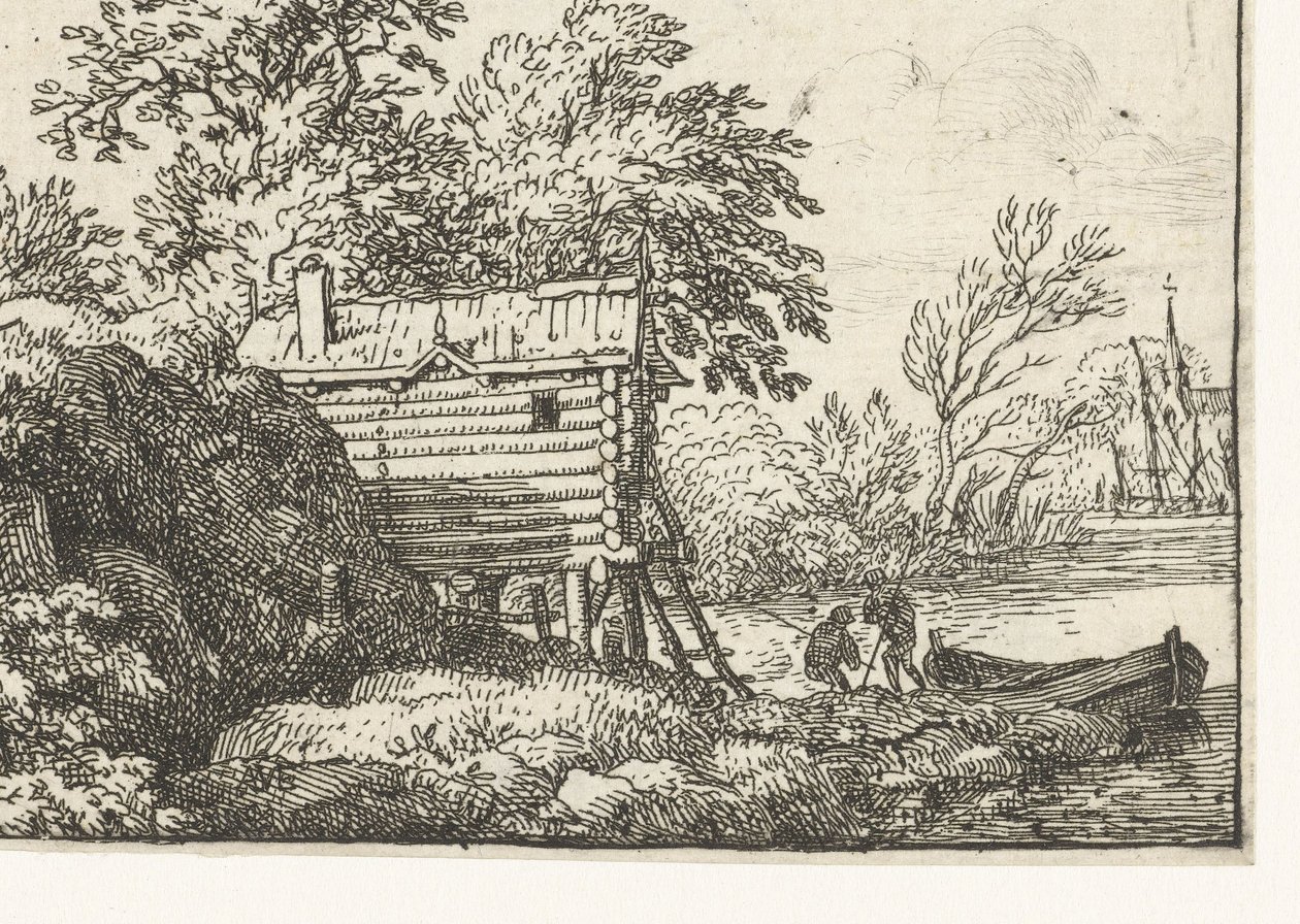 Landscape with Fisherman