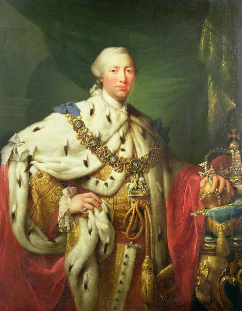 Portrait of George III in His Coronation Robes, c.1760
