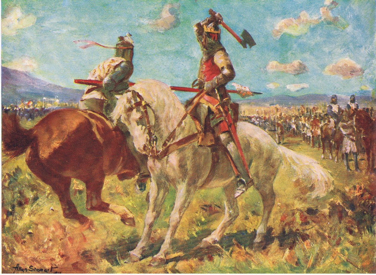 the-combat-between-king-robert-the-bruce-and-sir-henry-de-bohun-at