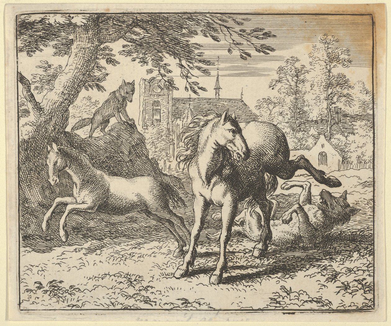 Renard Goes with the Badger to Court to Appease the Lion