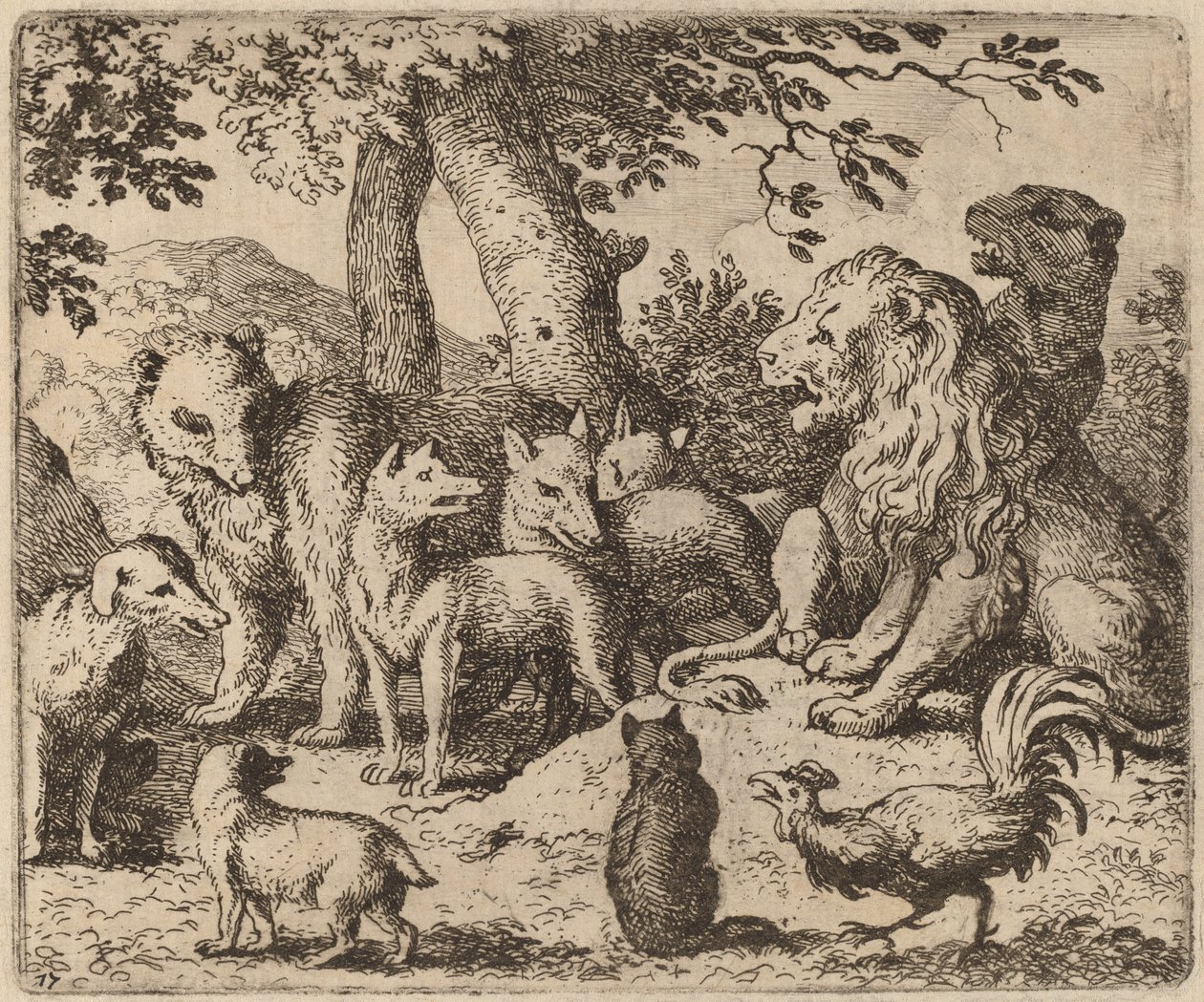 Reynard Attempts to Clear Himself, probably c. 1645-1656 by Allart van Everdingen