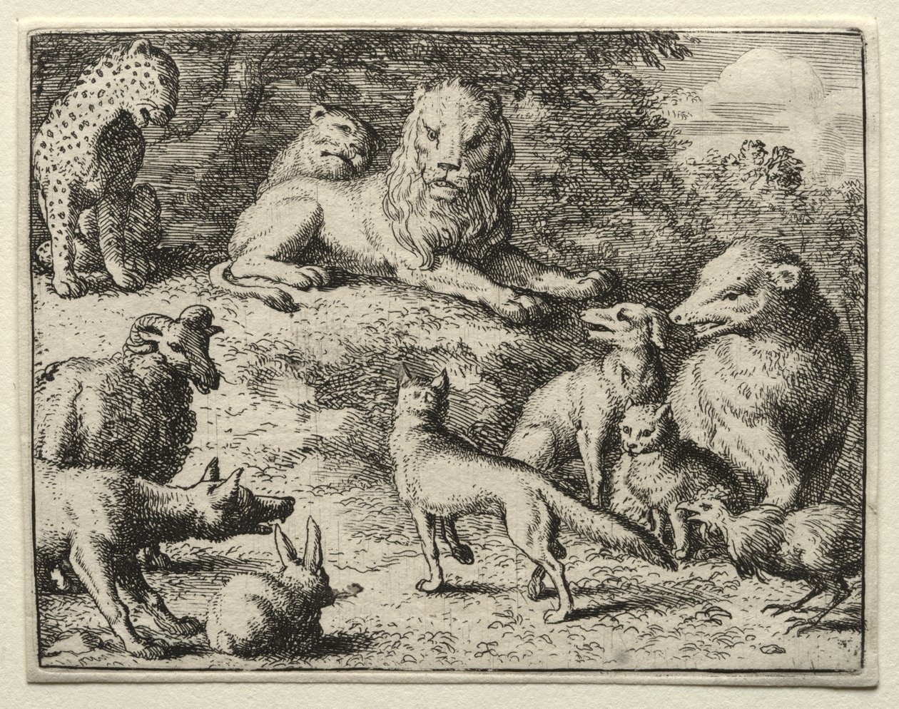 Reynard the Fox: Reynard Appears at Court by Allart van Everdingen