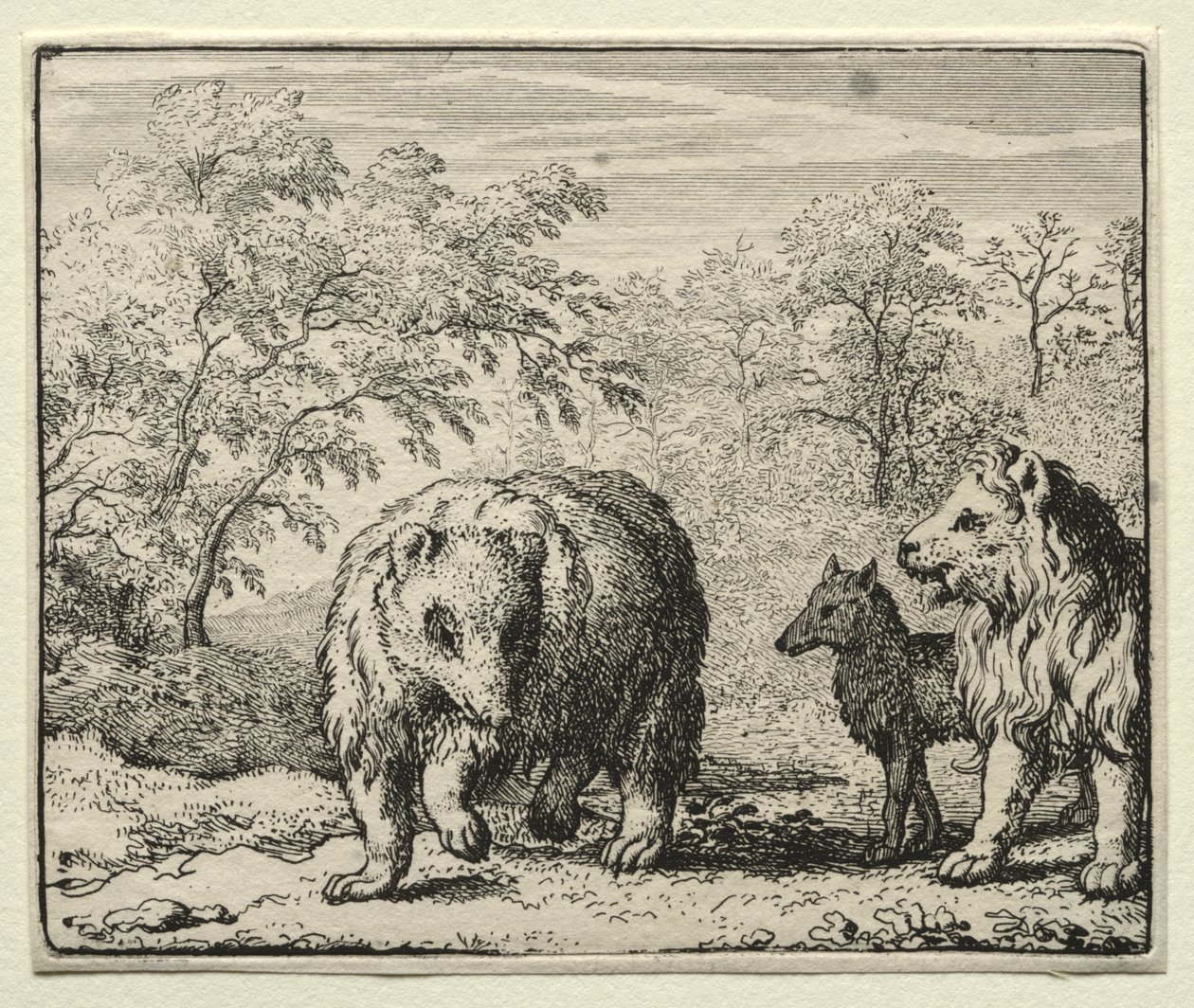 Reynard the Fox: The Freeing of the Wolf and the Bear by Allart van Everdingen
