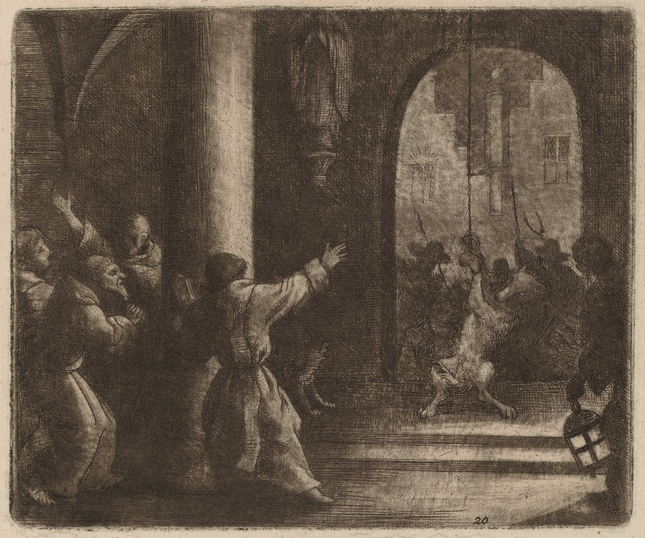 The Wolf and the Convent Bell, probably c. 1645-1656 by Allart van Everdingen