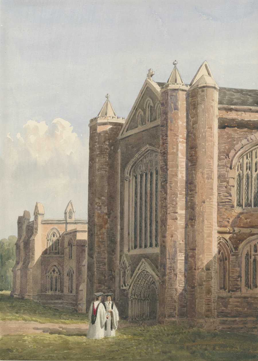 Lichfield Cathedral - North West View by Allen Edward Everitt