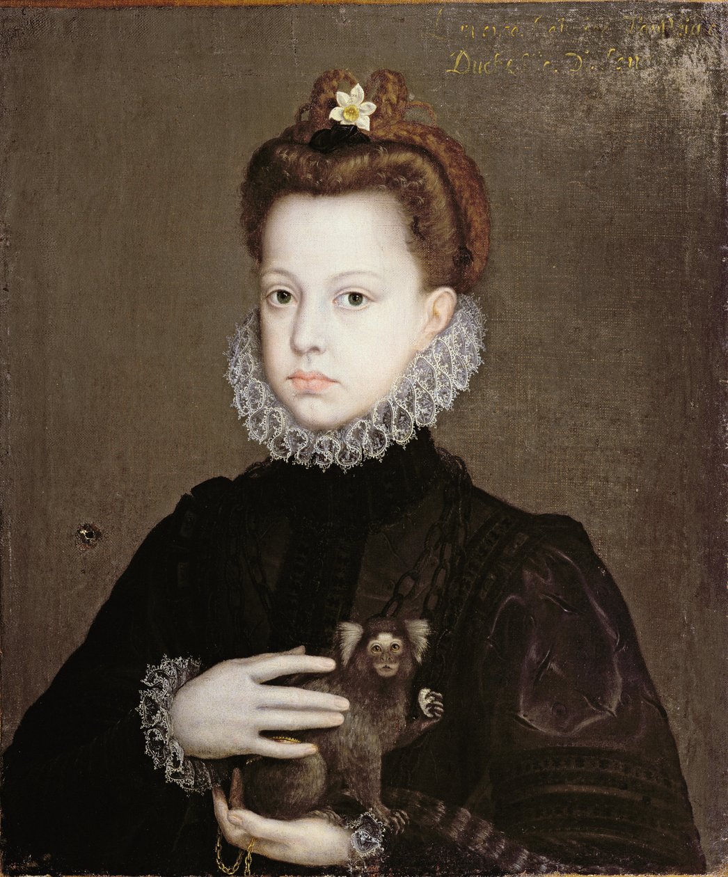 Infanta Isabella Clara Eugenia, Daughter of Philip II of Spain by Alonso Sánchez Coello