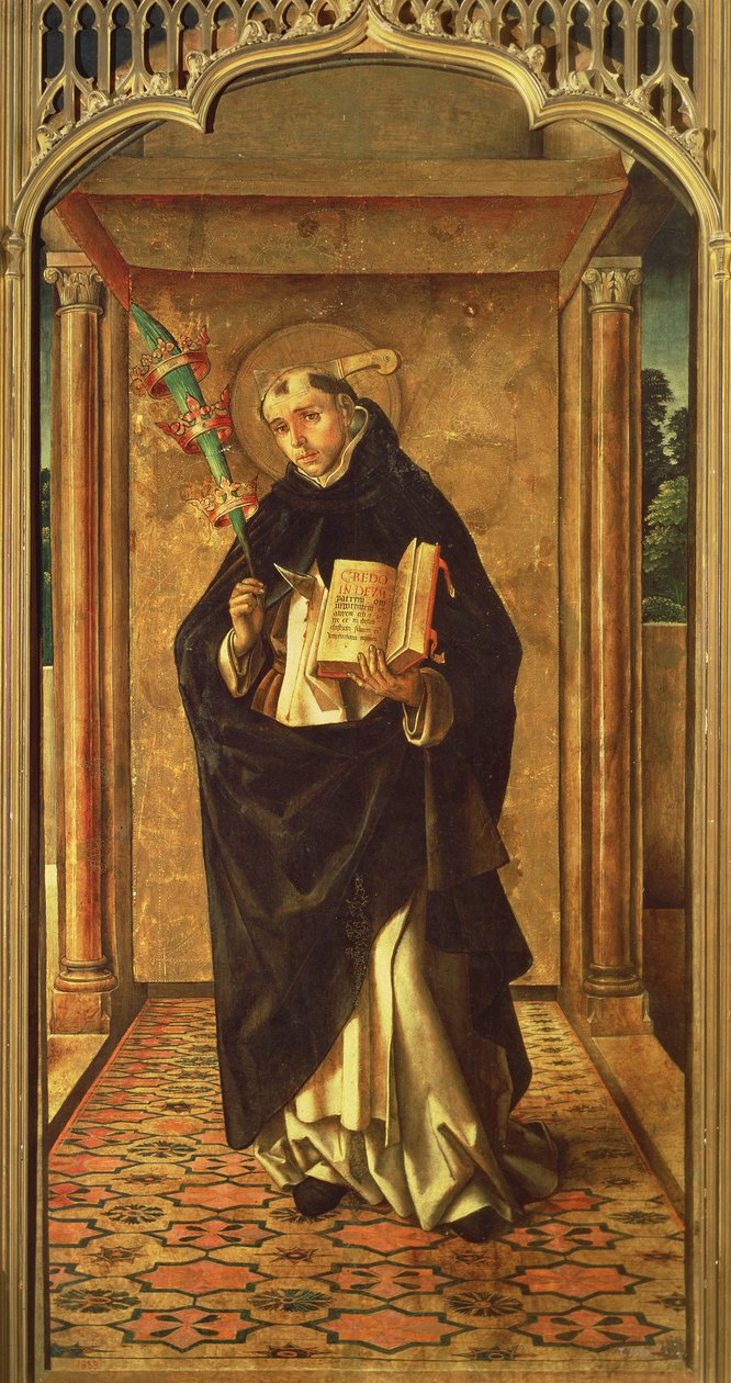 St. Peter Martyr (detail) by Alonso Berruguete