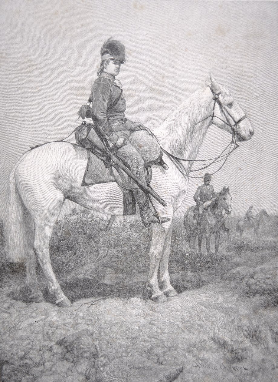 Henry Lee in 1780, Illustration from Harper
