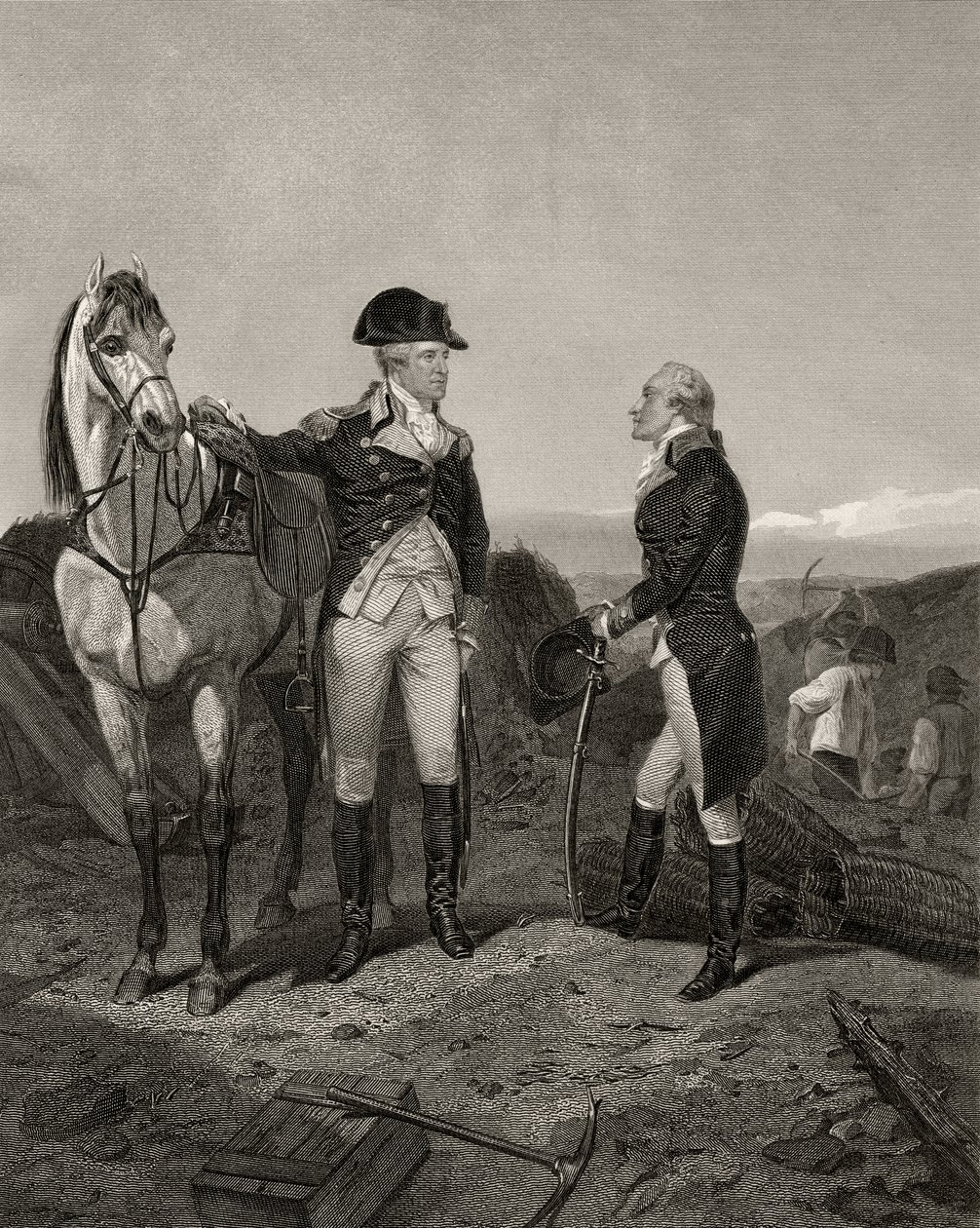 First Meeting of George Washington and Alexander Hamilton, from 