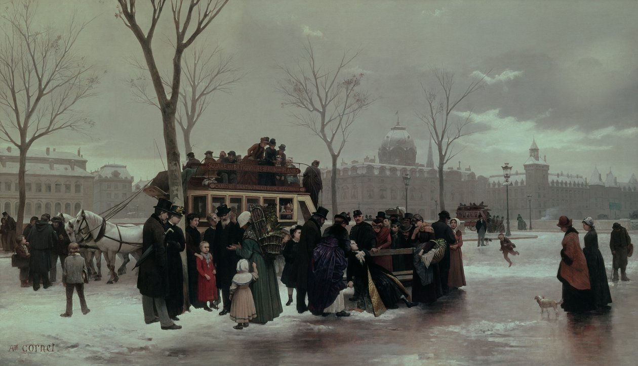 Paris Bus Accident by Alphonse Cornet