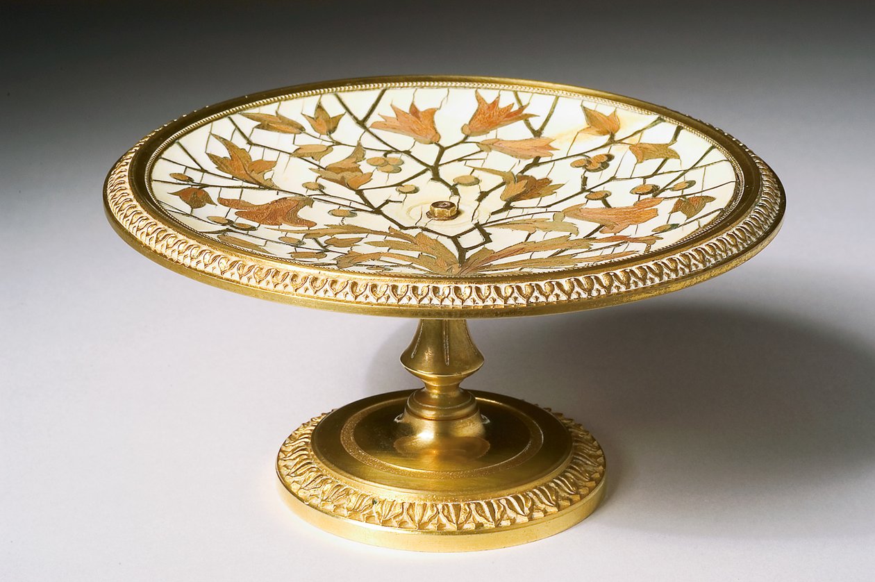 Cup on pedestal by Alphonse-Gustave Giroux