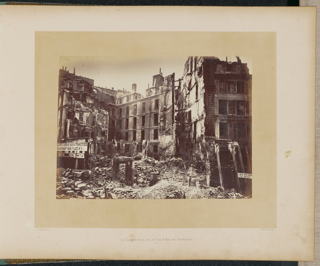 The Crossroads of the Red Cross Burned by Alphonse J. Liébert