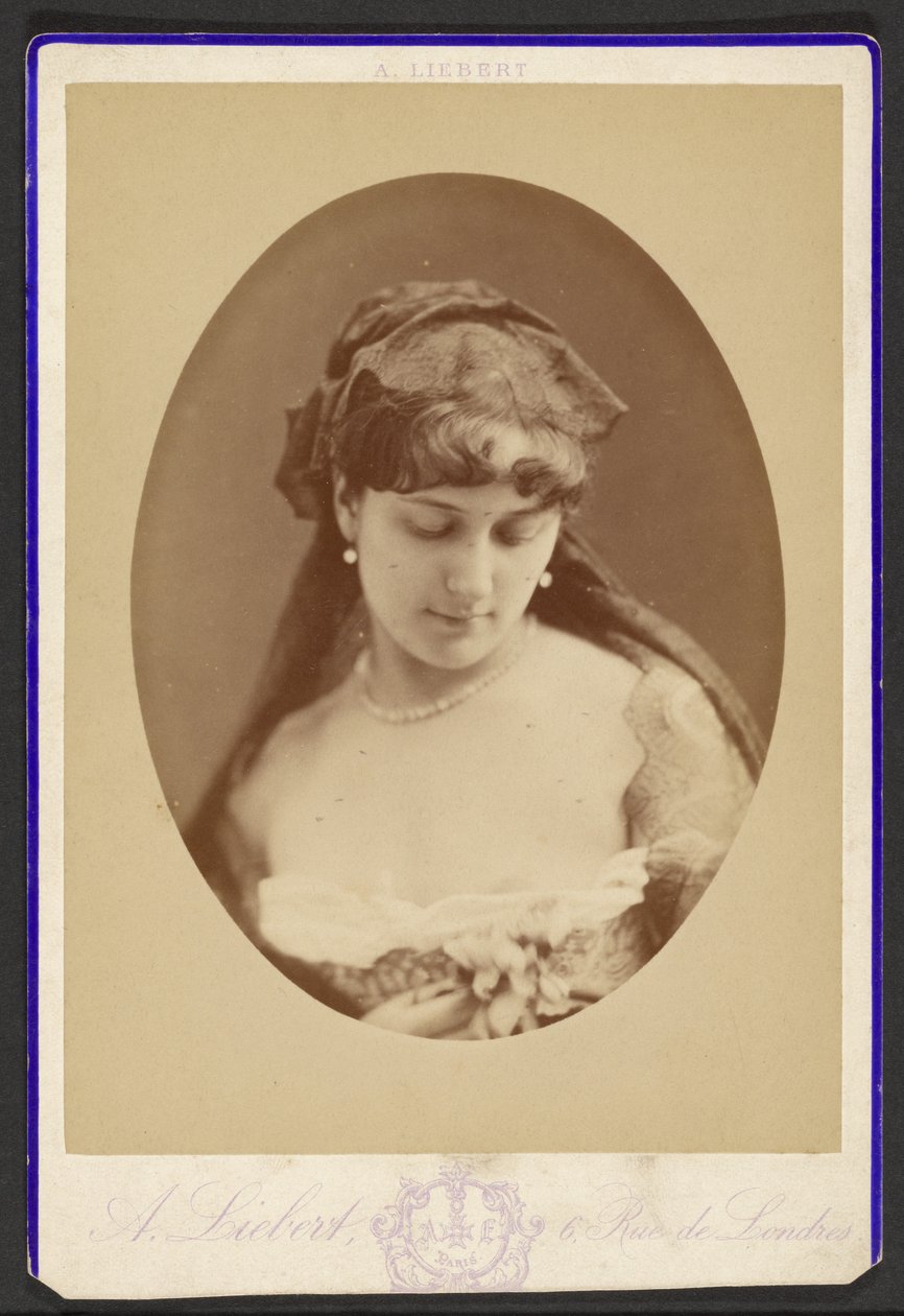 Portrait of Young Woman by Alphonse J. Liébert