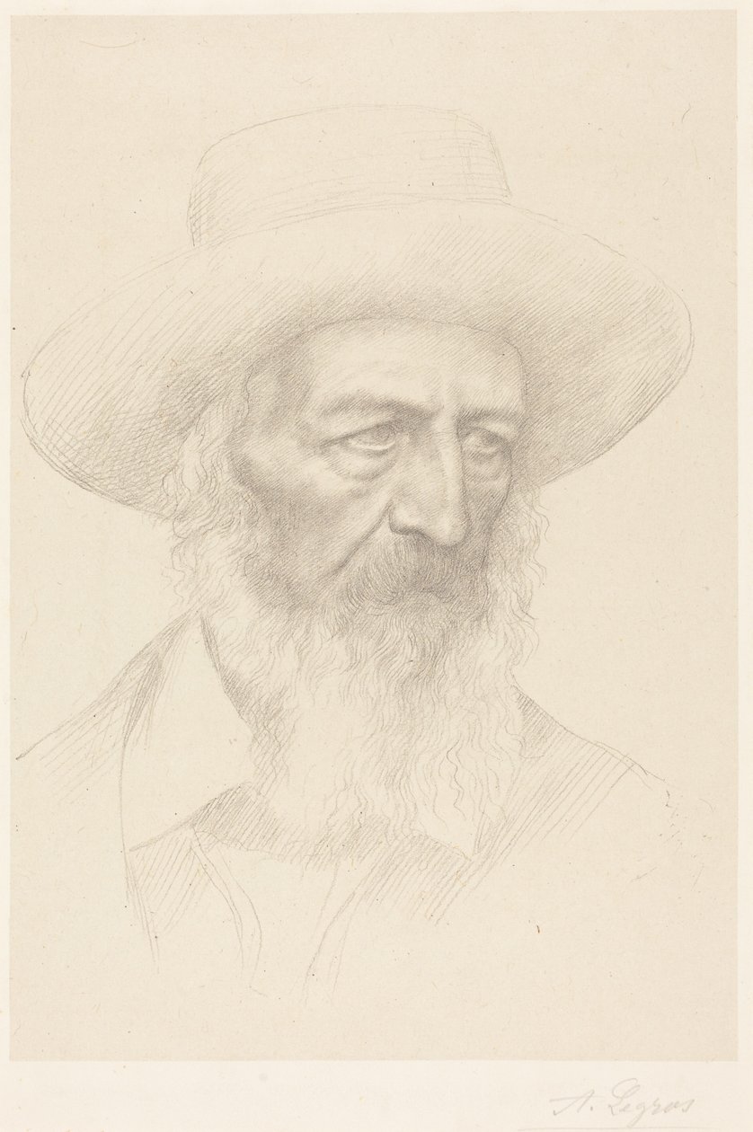 Alfred, Lord Tennyson by Alphonse Legros