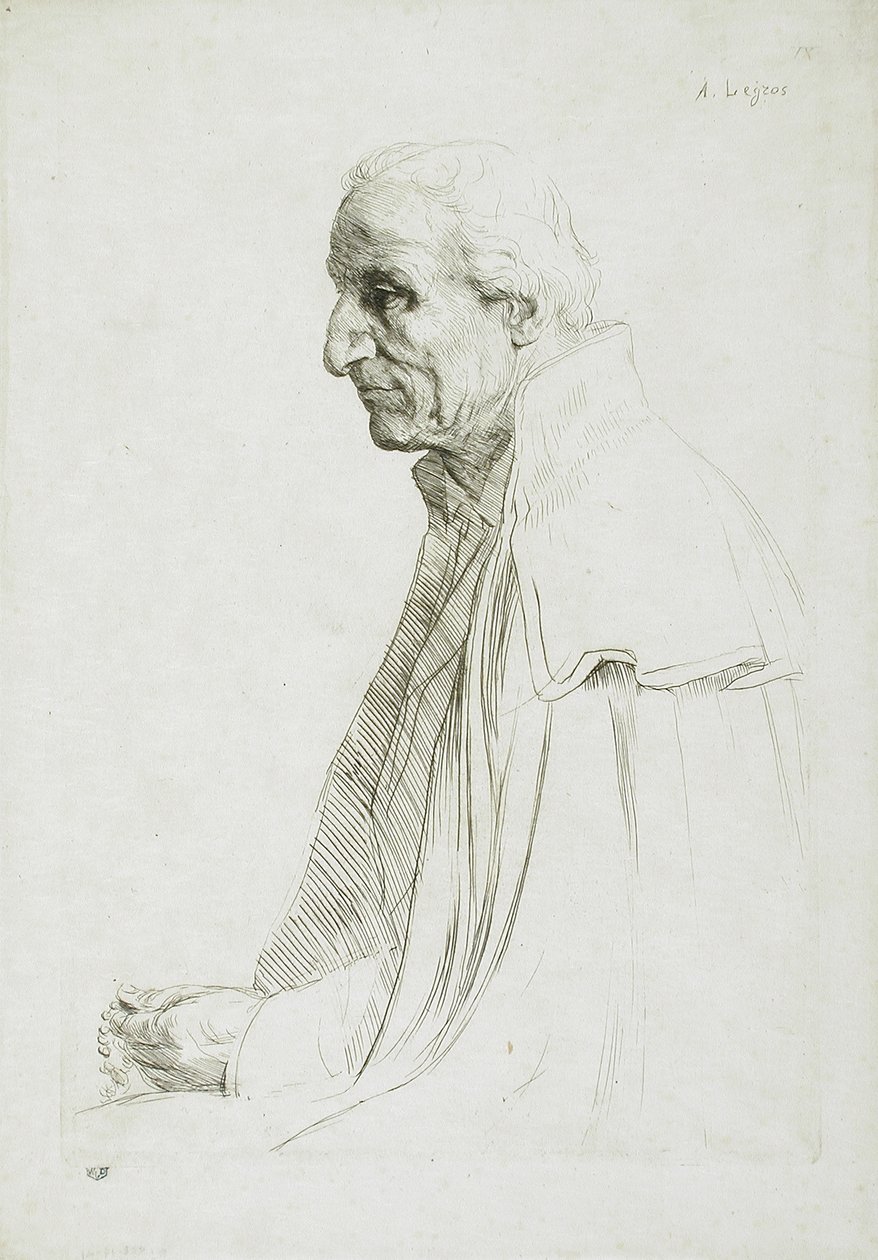 An Old Spaniard by Alphonse Legros