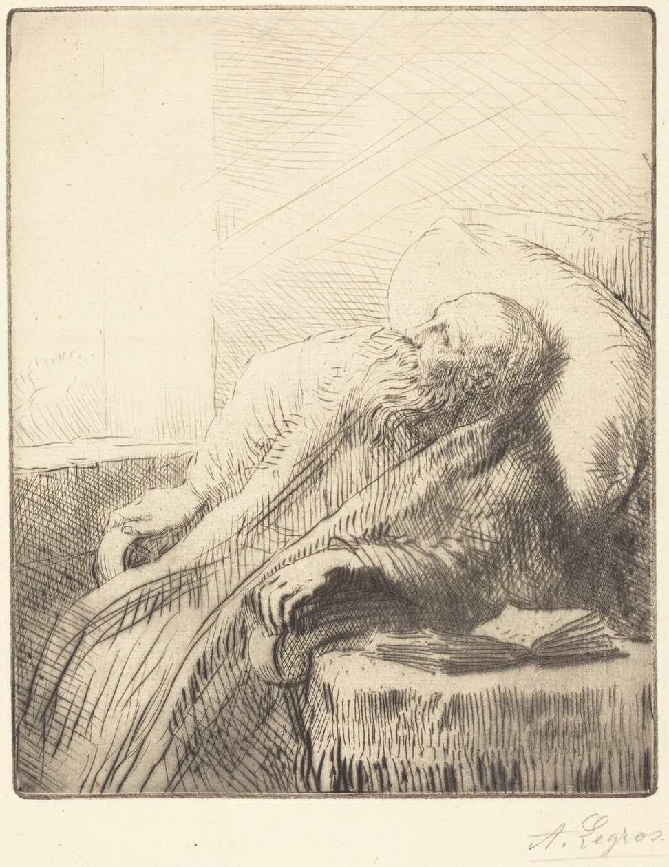 Convalescent by Alphonse Legros