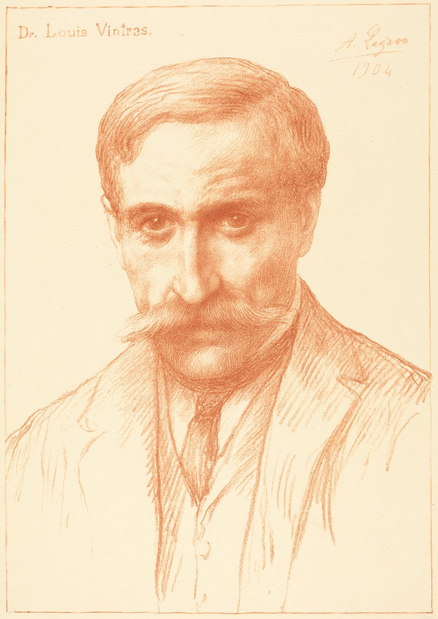 Dr. Louis Vintras by Alphonse Legros