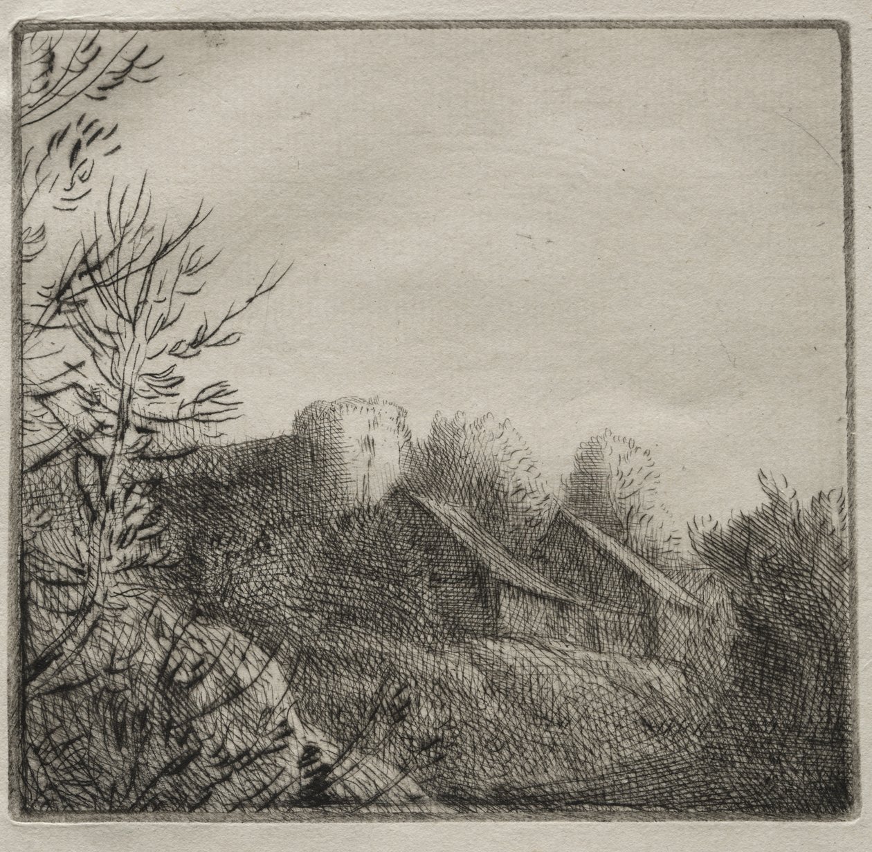 Farm at Valoux by Alphonse Legros