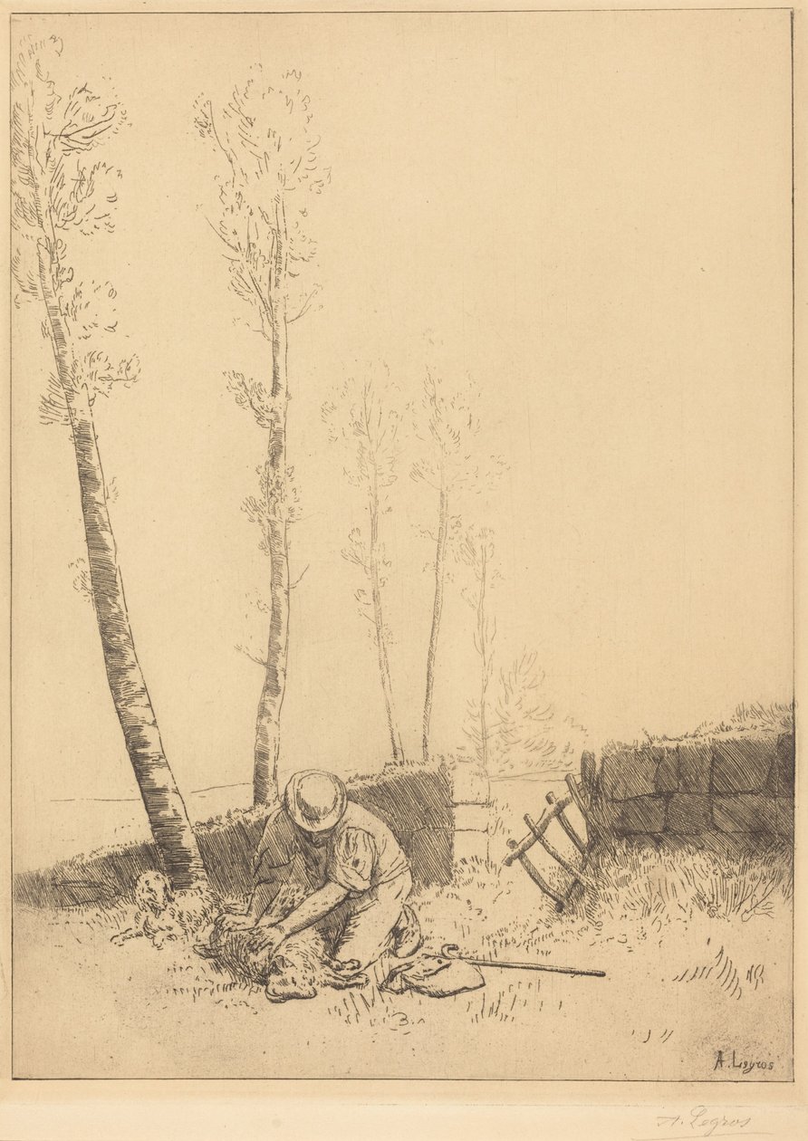 Finding the Sheep by Alphonse Legros