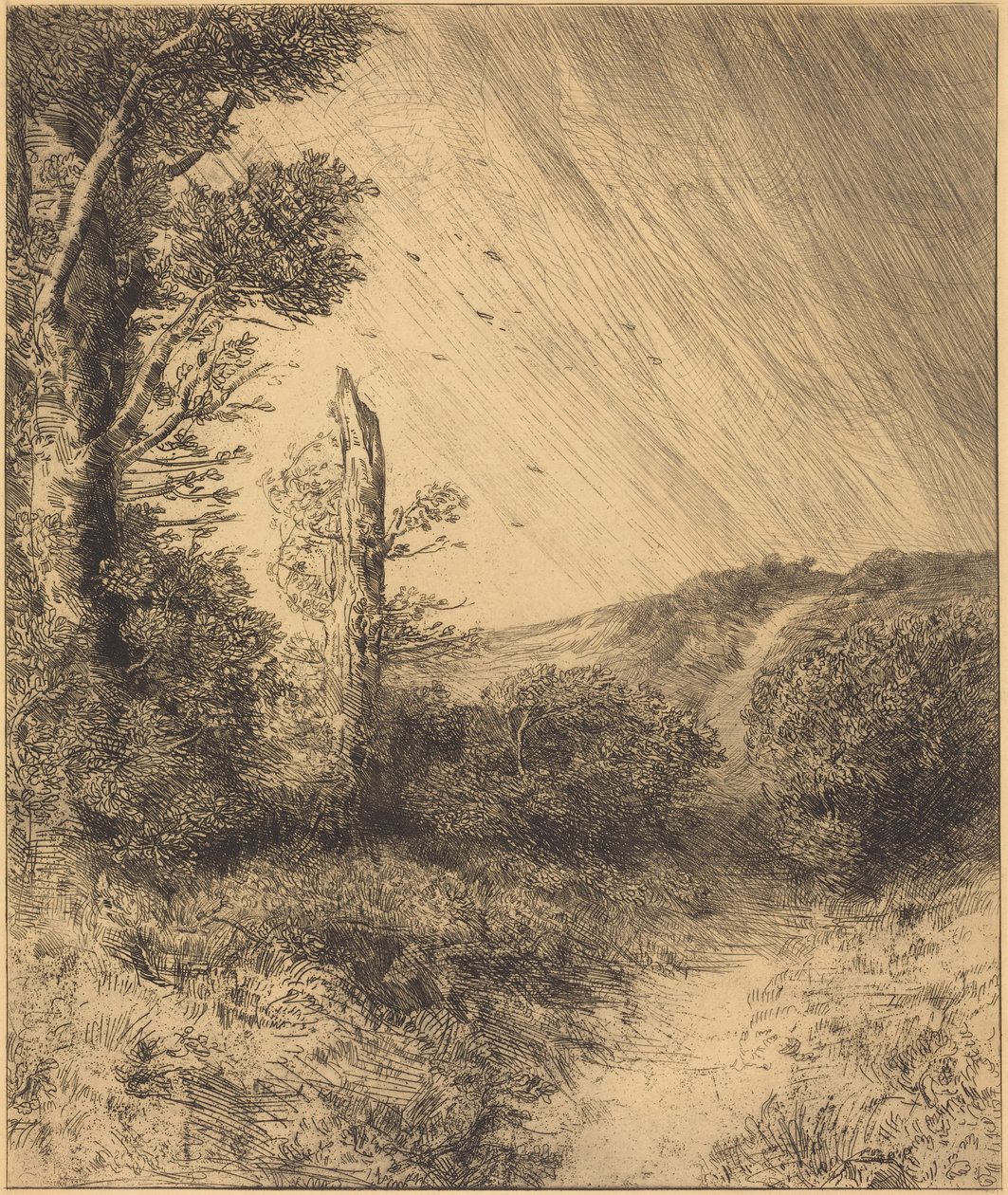 Gust of Wind by Alphonse Legros