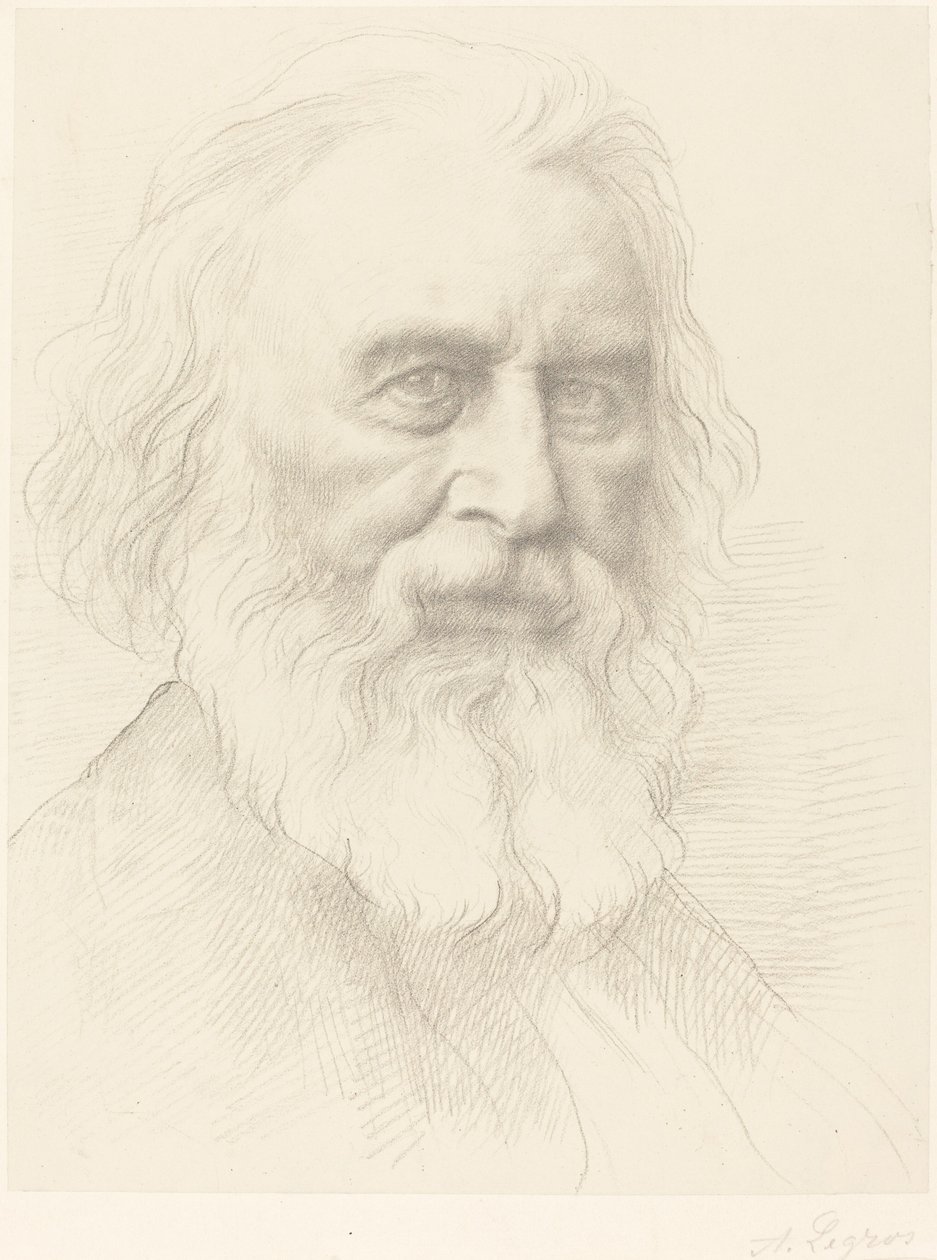 H.W. Longfellow, 2nd Plate by Alphonse Legros