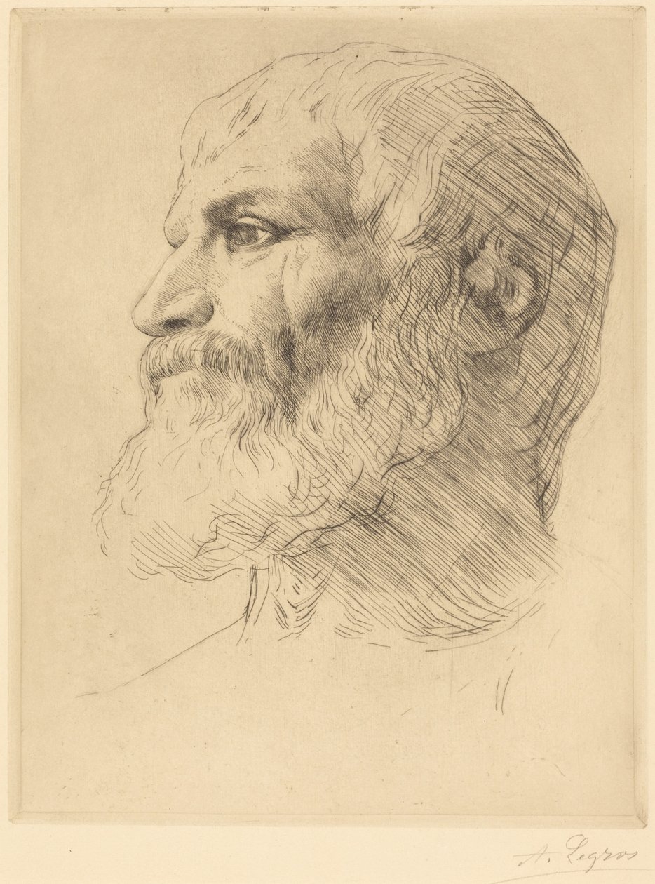 Head of Souliote by Alphonse Legros