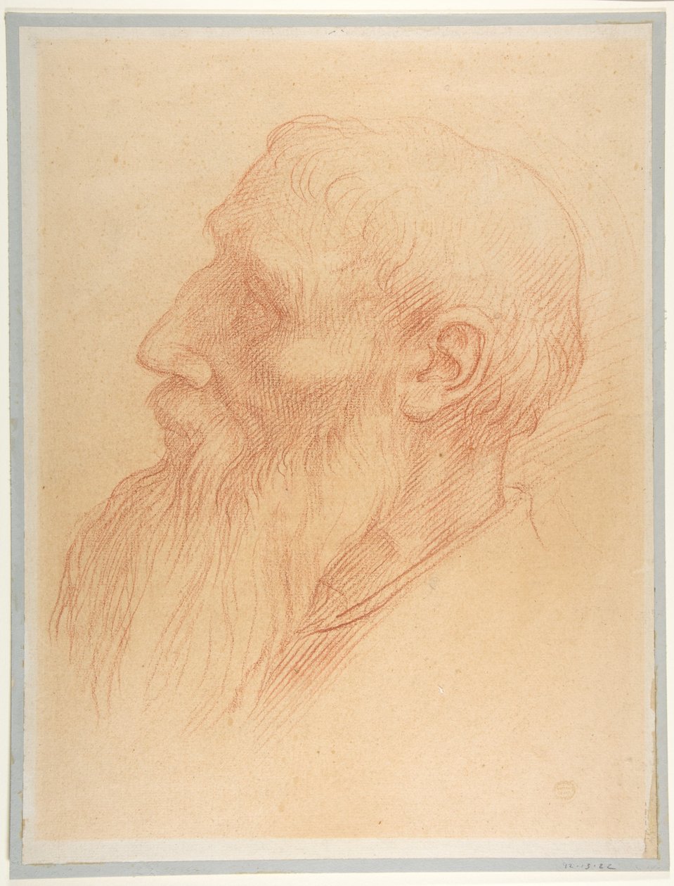 Head of a Man by Alphonse Legros