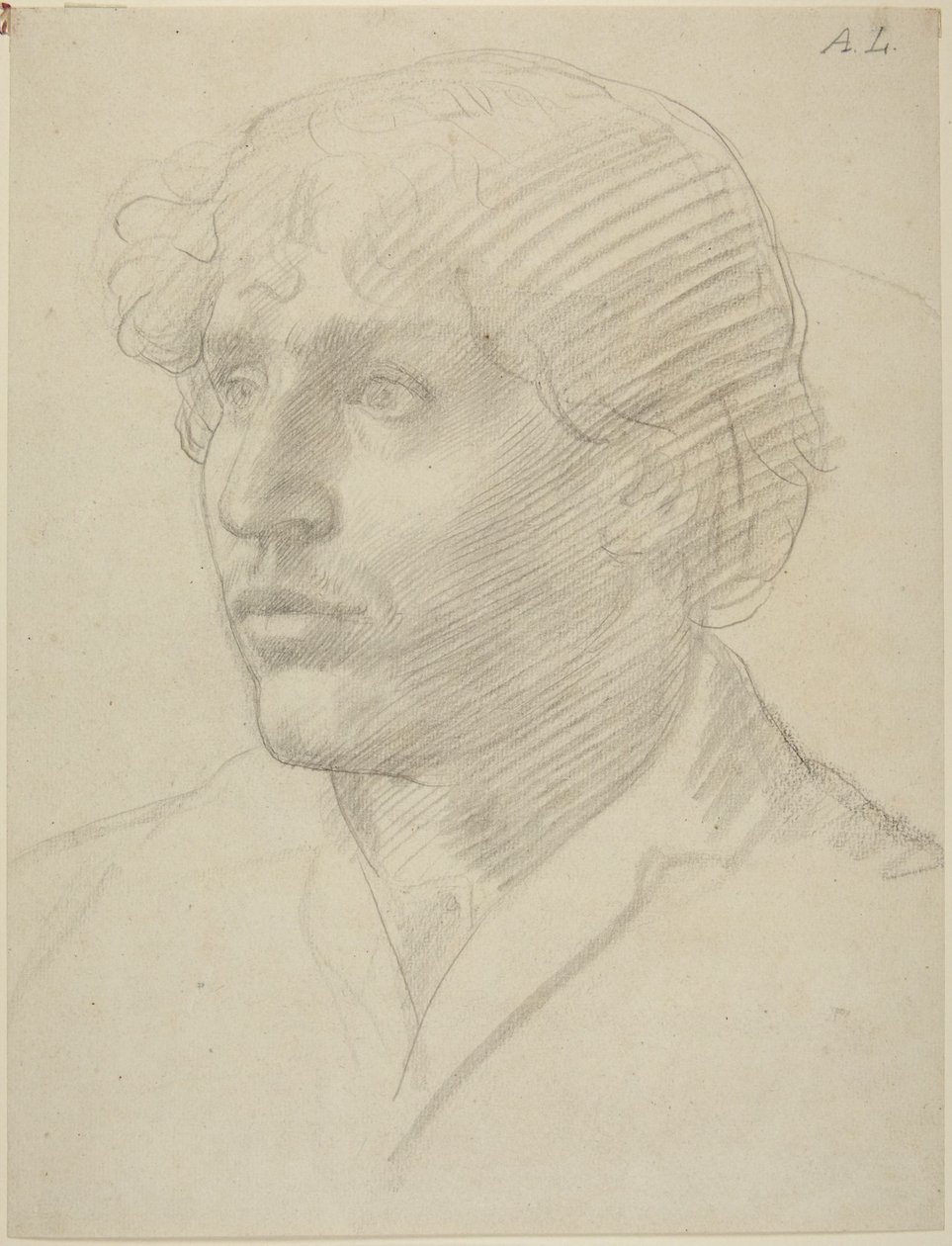 Head Study of a Man by Alphonse Legros