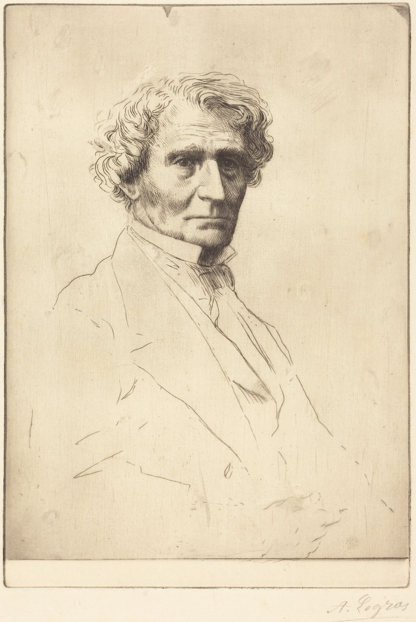 Hector Berlioz by Alphonse Legros