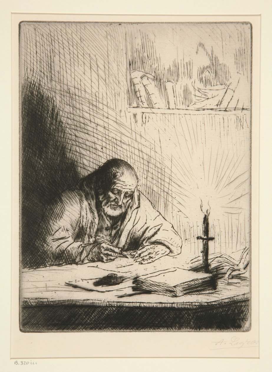 The Archaeologist by Alphonse Legros