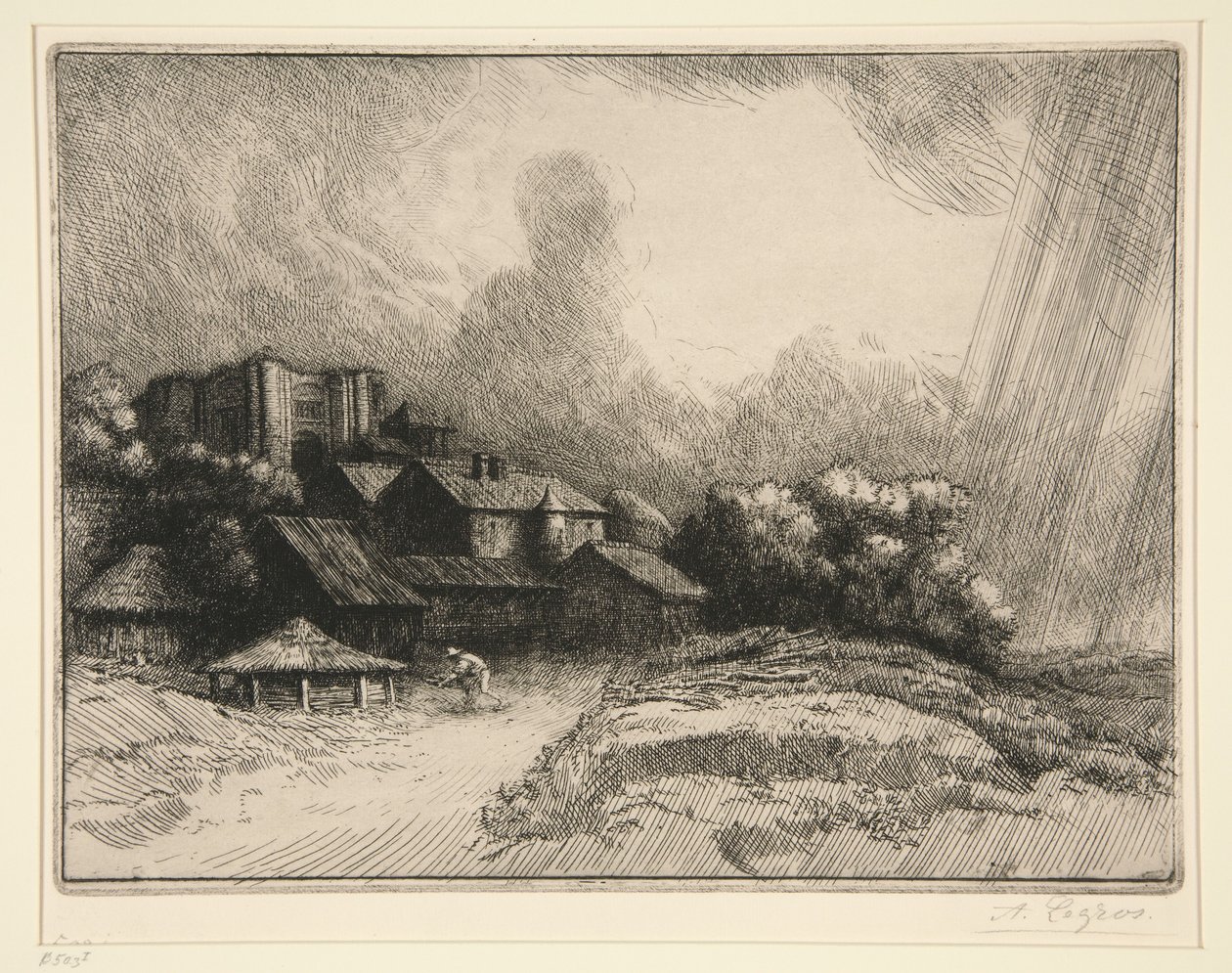 The Abbey Farm by Alphonse Legros