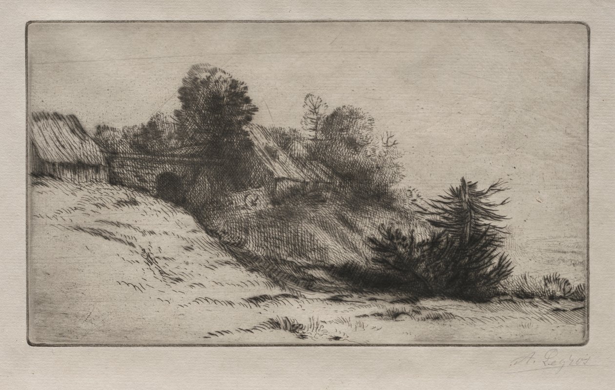 The Farm of Bienheureux (2nd Plate) by Alphonse Legros