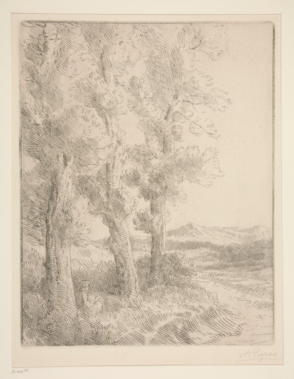 Woman Reading: Lesson under the Trees by Alphonse Legros