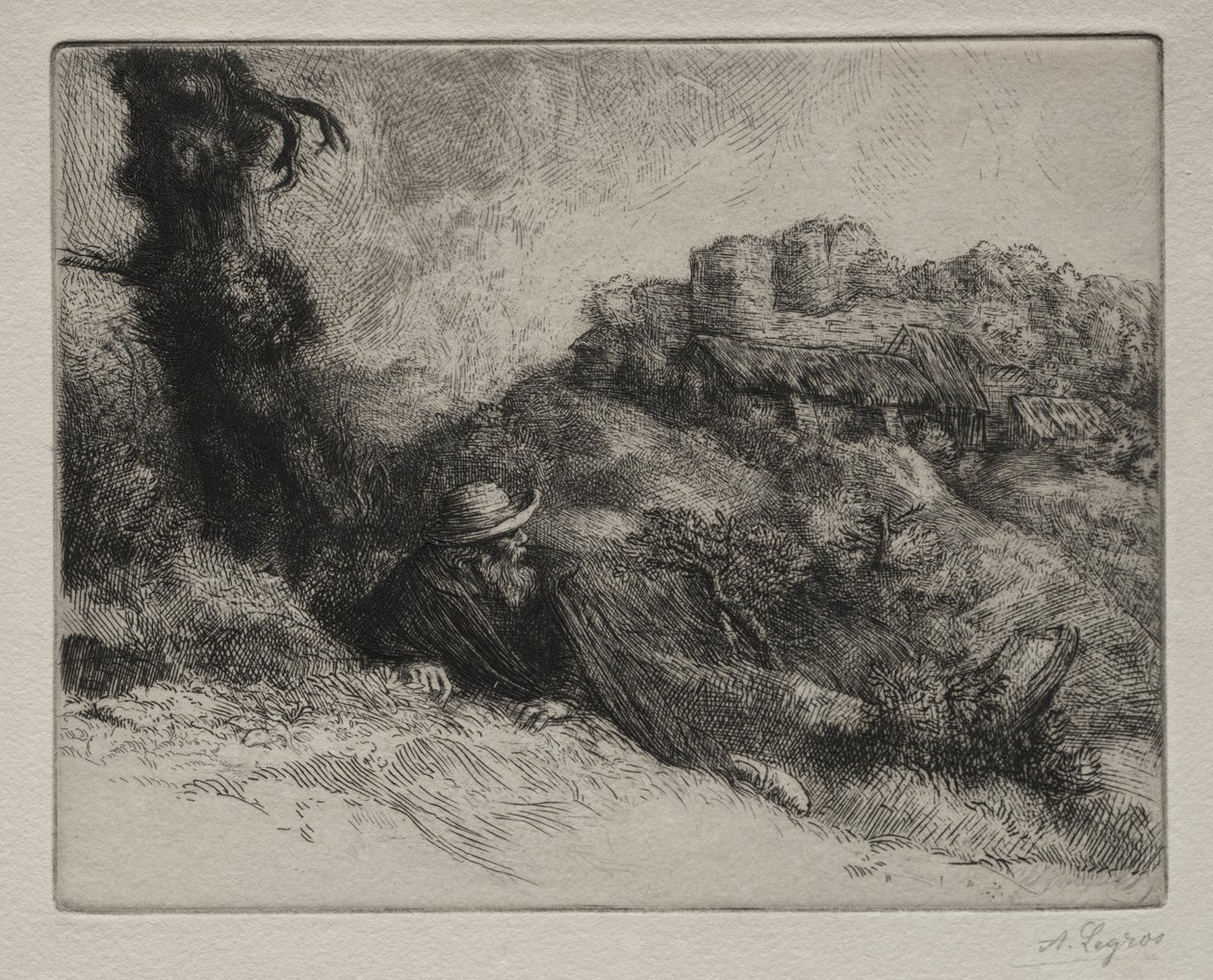 The Castle of Ghosts by Alphonse Legros