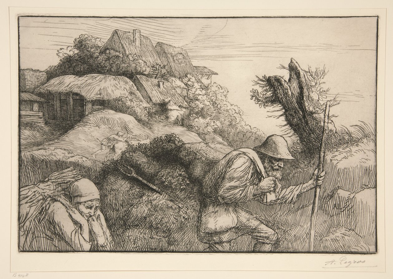 The Return from the Woods by Alphonse Legros