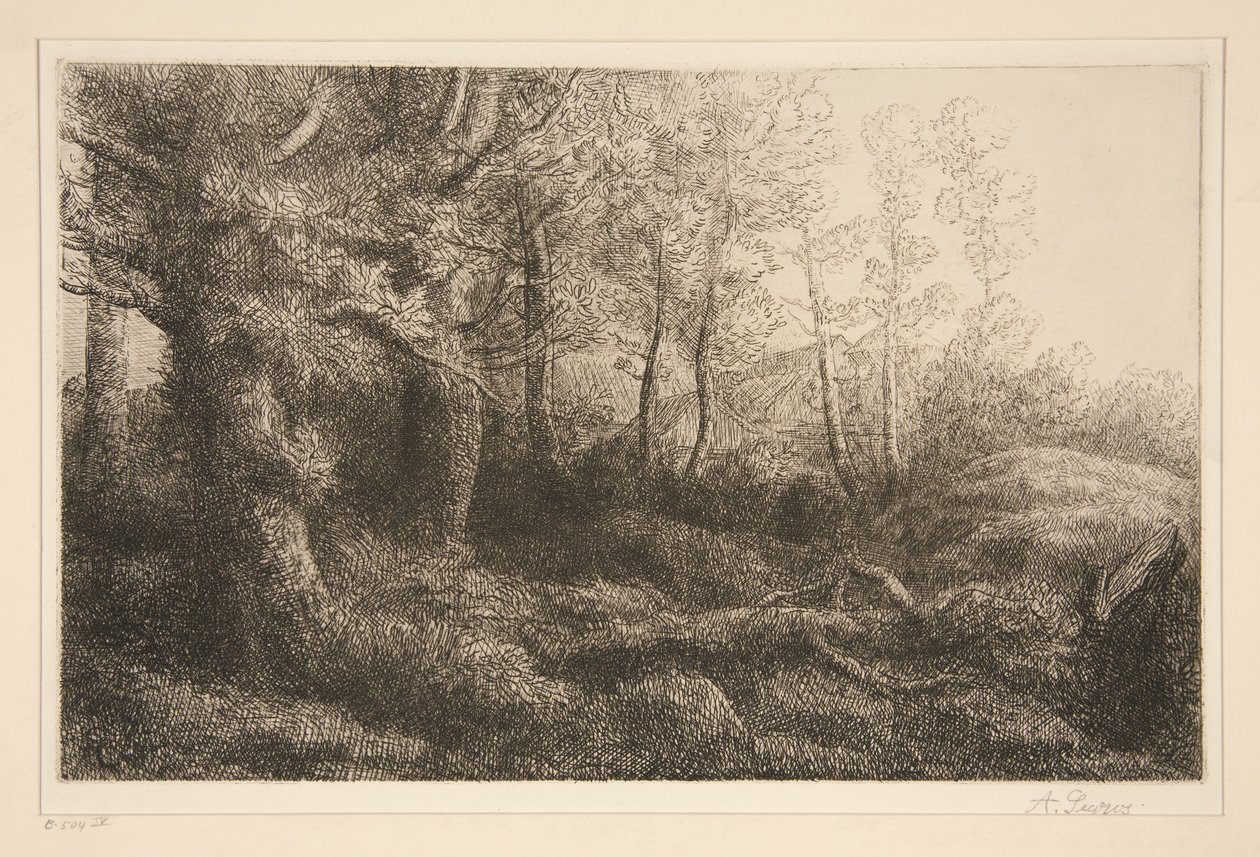 Edge of the Forest by Alphonse Legros