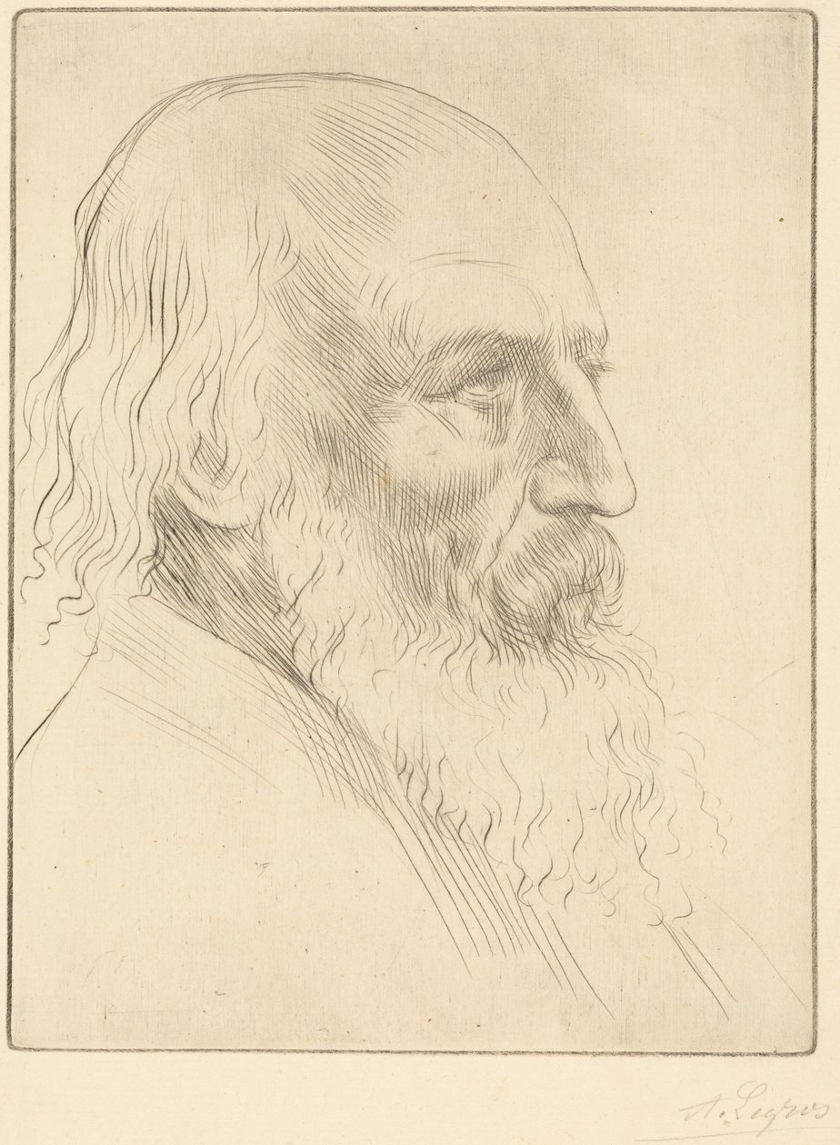 Lord A. Tennyson, 3rd Plate by Alphonse Legros