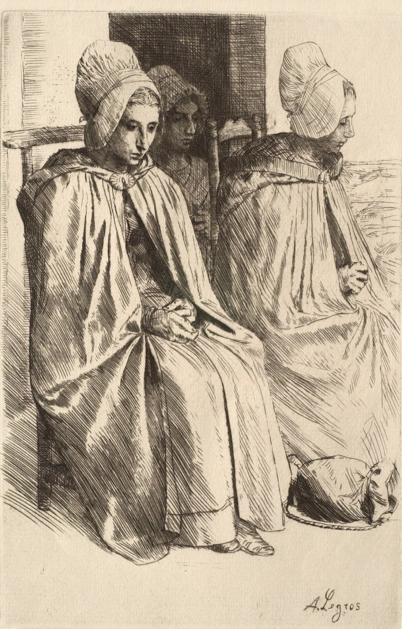 Peasant Women from near Boulogne by Alphonse Legros