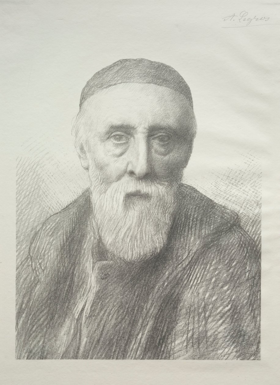 Portrait of George Frederic Watts (2nd Plate) by Alphonse Legros